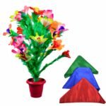 3 SILK TO FLOWER POT
