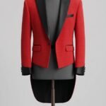 Magician red Tail Coat Dress