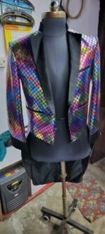 Magician ranbow Tail Coat Dress