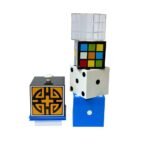 Colour change dice to crystal rubik.s cube