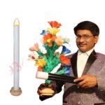 candle to flower big