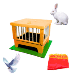dove to rabbit cage yellow