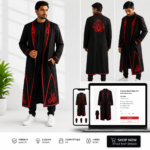 V Model Magician Dress - Image 2